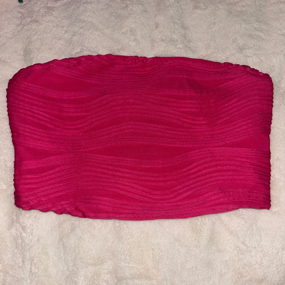 SHEIN Pink Tube Top